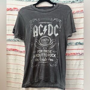 AC/DC‎ Charcoal Graphic Tee